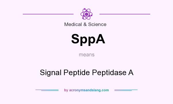 What does SppA mean? It stands for Signal Peptide Peptidase A