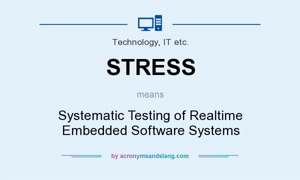 What does STRESS mean? It stands for Systematic Testing of Realtime Embedded Software Systems