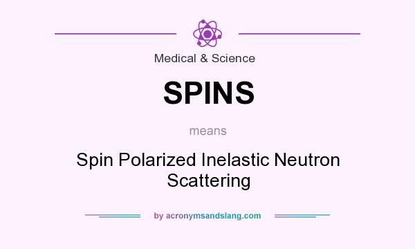 What does SPINS mean? It stands for Spin Polarized Inelastic Neutron Scattering