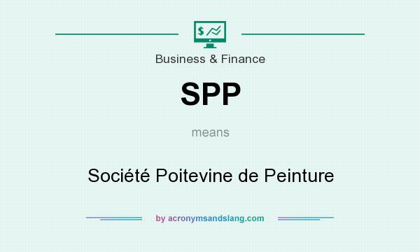 What does SPP mean? It stands for Société Poitevine de Peinture