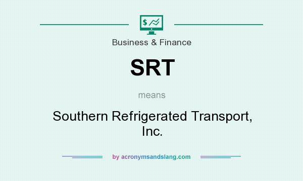 What does SRT mean? It stands for Southern Refrigerated Transport, Inc.