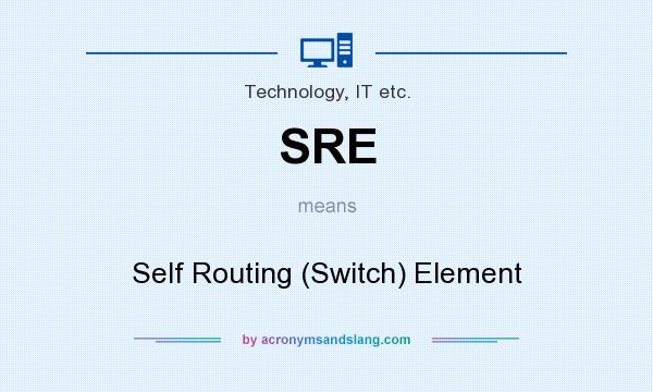 What does SRE mean? It stands for Self Routing (Switch) Element