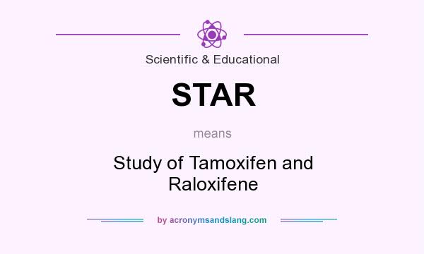 What does STAR mean? It stands for Study of Tamoxifen and Raloxifene