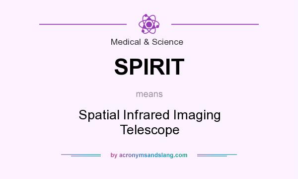 What does SPIRIT mean? It stands for Spatial Infrared Imaging Telescope