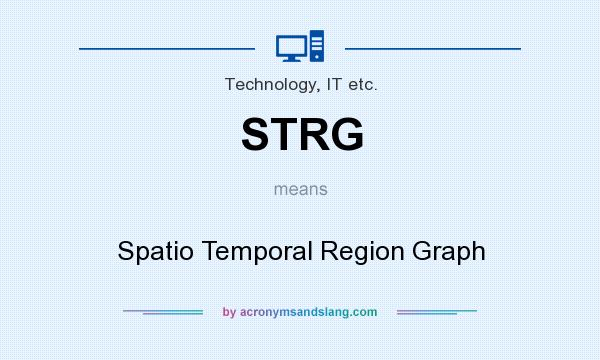 What does STRG mean? It stands for Spatio Temporal Region Graph