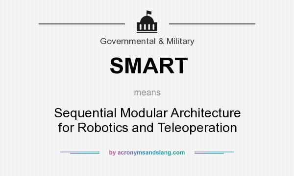 What does SMART mean? It stands for Sequential Modular Architecture for Robotics and Teleoperation