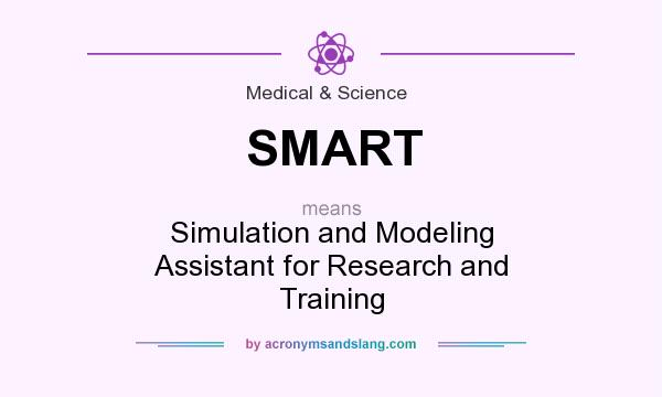 What does SMART mean? It stands for Simulation and Modeling Assistant for Research and Training
