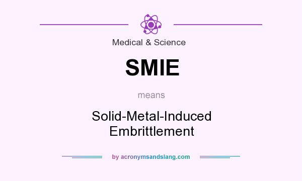What does SMIE mean? It stands for Solid-Metal-Induced Embrittlement