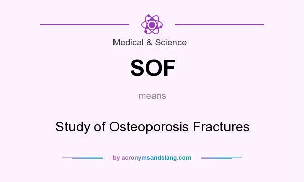 What does SOF mean? It stands for Study of Osteoporosis Fractures