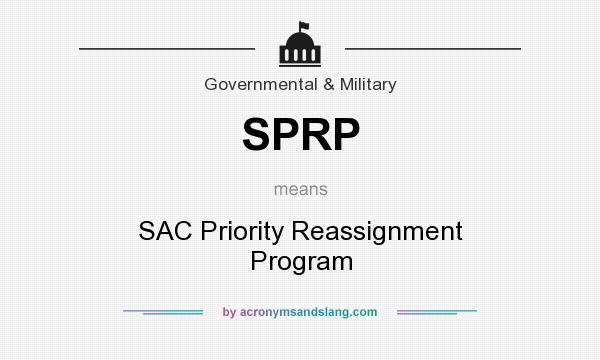 What does SPRP mean? It stands for SAC Priority Reassignment Program