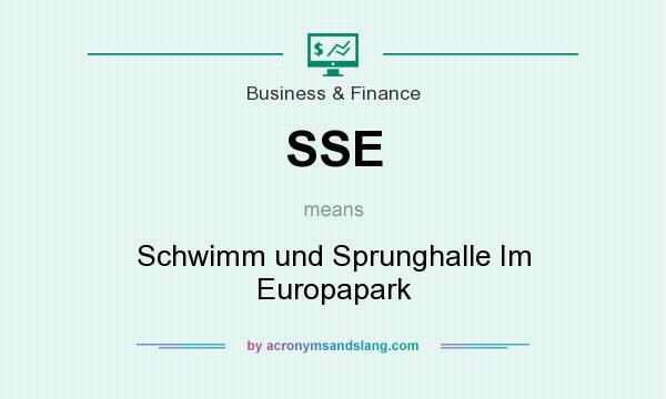 What does SSE mean? It stands for Schwimm und Sprunghalle Im Europapark