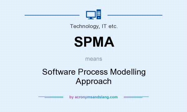 What does SPMA mean? It stands for Software Process Modelling Approach