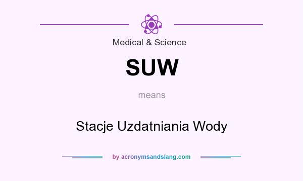What does SUW mean? It stands for Stacje Uzdatniania Wody