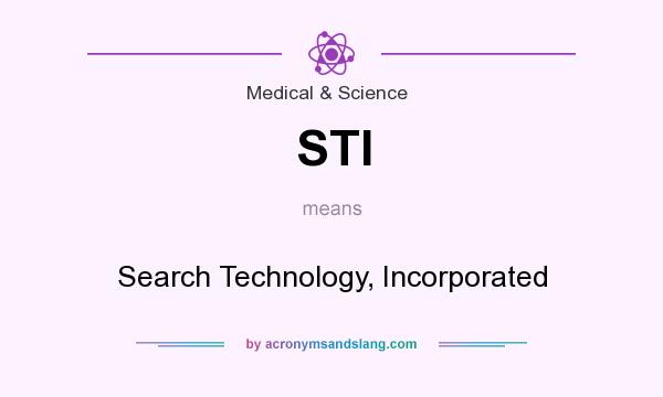 What does STI mean? It stands for Search Technology, Incorporated