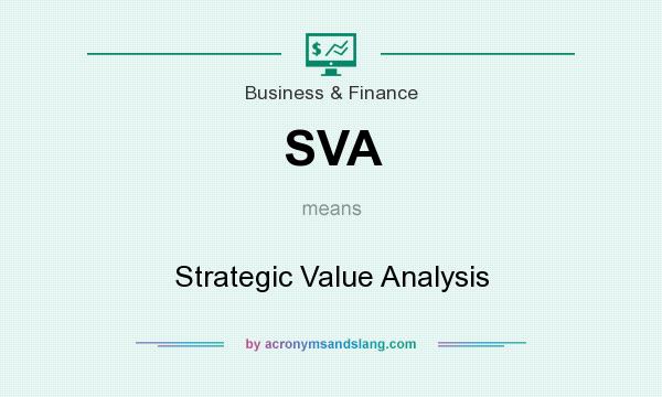 What does SVA mean? It stands for Strategic Value Analysis