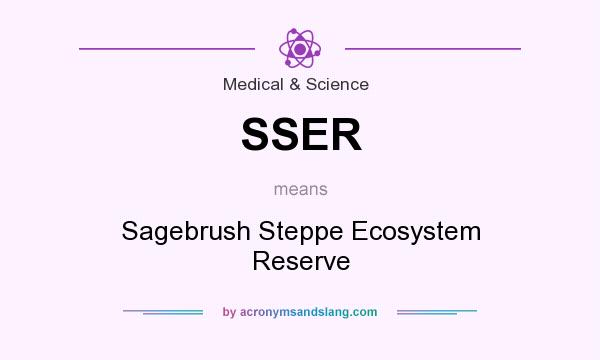 What does SSER mean? It stands for Sagebrush Steppe Ecosystem Reserve