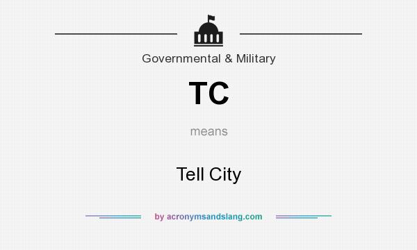 What does TC mean? It stands for Tell City