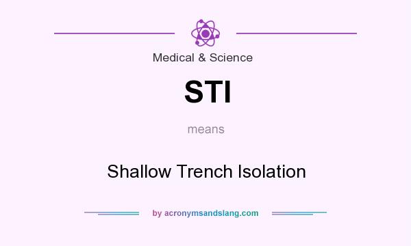 What does STI mean? It stands for Shallow Trench Isolation