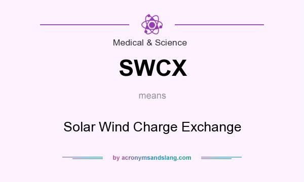 What does SWCX mean? It stands for Solar Wind Charge Exchange