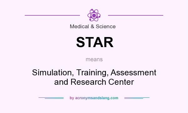 What does STAR mean? It stands for Simulation, Training, Assessment and Research Center