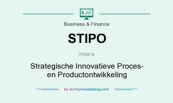 What does STIPO mean? It stands for Strategische Innovatieve Proces- en Productontwikkeling