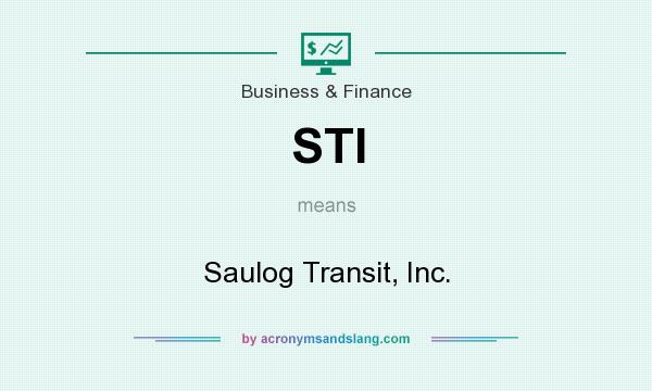 What does STI mean? It stands for Saulog Transit, Inc.
