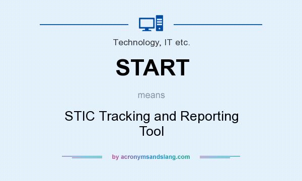 What does START mean? It stands for STIC Tracking and Reporting Tool