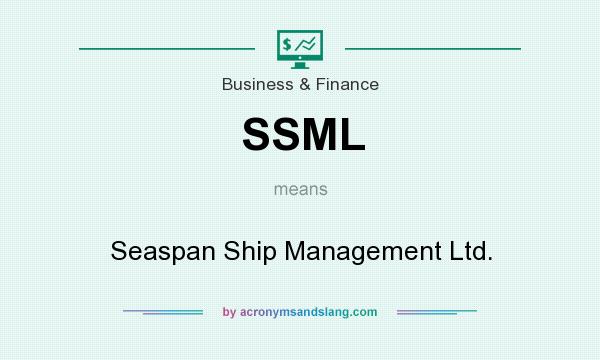 What does SSML mean? It stands for Seaspan Ship Management Ltd.