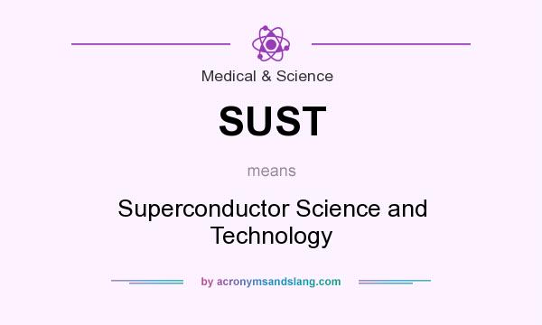 What does SUST mean? It stands for Superconductor Science and Technology