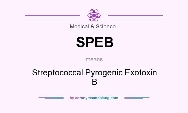 What does SPEB mean? It stands for Streptococcal Pyrogenic Exotoxin B