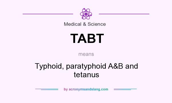 What does TABT mean? It stands for Typhoid, paratyphoid A&B and tetanus