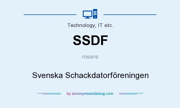 What does SSDF mean? It stands for Svenska Schackdatorföreningen