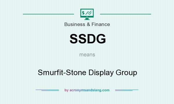What does SSDG mean? It stands for Smurfit-Stone Display Group