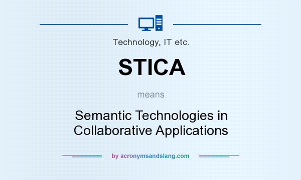 What does STICA mean? It stands for Semantic Technologies in Collaborative Applications