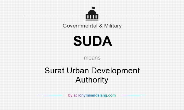 What does SUDA mean? It stands for Surat Urban Development Authority