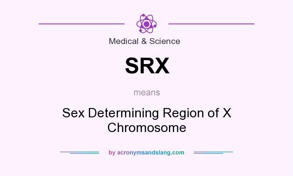 What does SRX mean? It stands for Sex Determining Region of X Chromosome