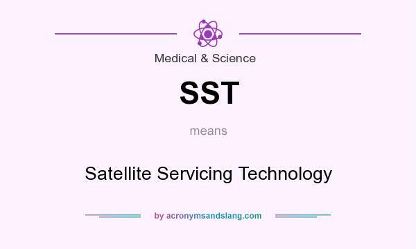 What does SST mean? It stands for Satellite Servicing Technology