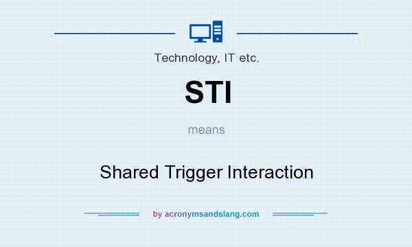 What does STI mean? It stands for Shared Trigger Interaction