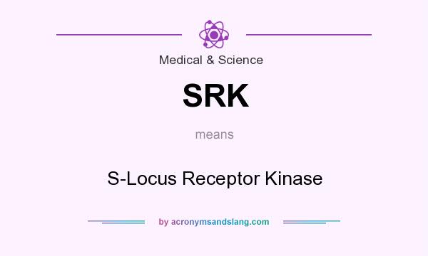 What does SRK mean? It stands for S-Locus Receptor Kinase
