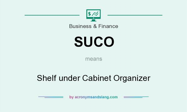 What does SUCO mean? It stands for Shelf under Cabinet Organizer