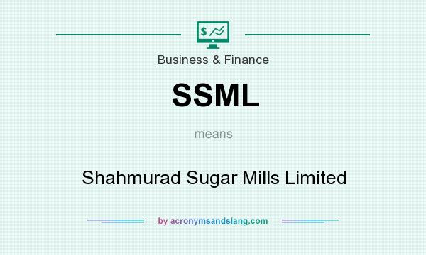 What does SSML mean? It stands for Shahmurad Sugar Mills Limited