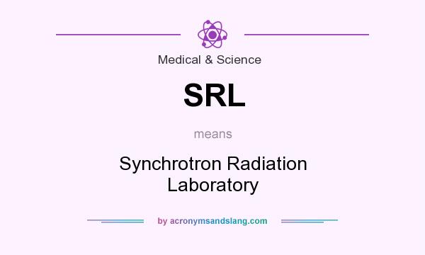 What does SRL mean? It stands for Synchrotron Radiation Laboratory