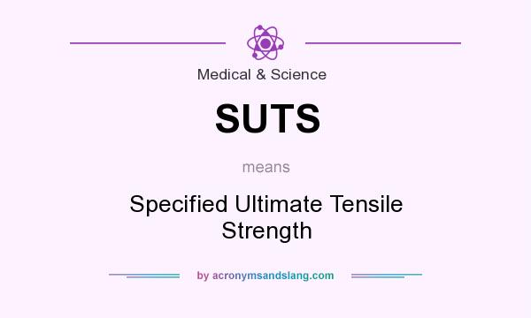 What does SUTS mean? It stands for Specified Ultimate Tensile Strength