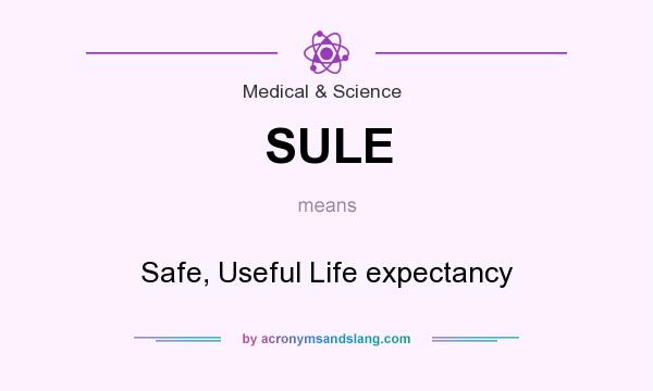 What does SULE mean? It stands for Safe, Useful Life expectancy
