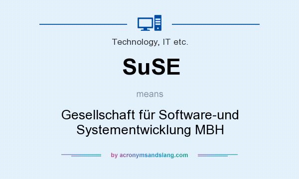 What does SuSE mean? It stands for Gesellschaft für Software-und Systementwicklung MBH