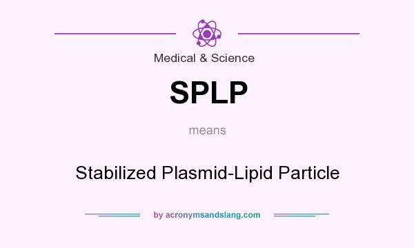What does SPLP mean? It stands for Stabilized Plasmid-Lipid Particle