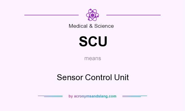What does SCU mean? It stands for Sensor Control Unit