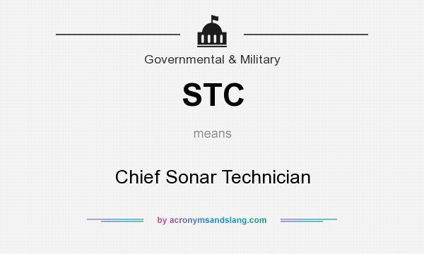 What does STC mean? It stands for Chief Sonar Technician