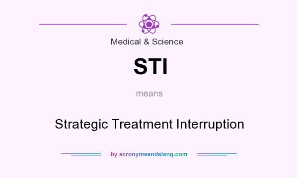 What does STI mean? It stands for Strategic Treatment Interruption