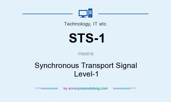 What does STS-1 mean? It stands for Synchronous Transport Signal Level-1